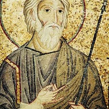 Ап. Андрей. Мозаика базилики Марторана в Палермо 40-50-е гг. XII в.