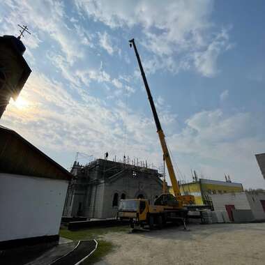 Строительство храма Двенадцати Апостолов 2023