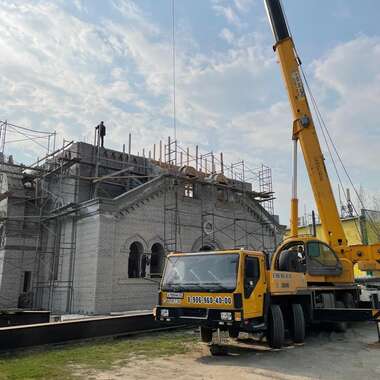 Строительство храма Двенадцати Апостолов 2023
