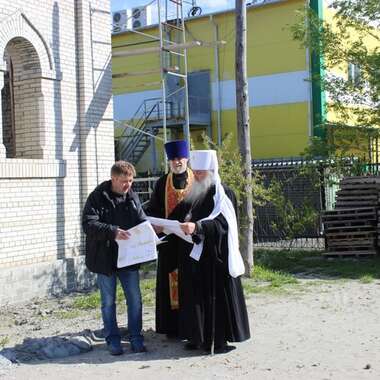 Вечернее богослужение в храме Высокопреосвященнейшего Сергия, Митрополита Барнаульского и Алтайского