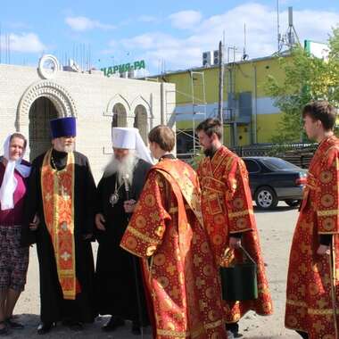 Вечернее богослужение в храме Высокопреосвященнейшего Сергия, Митрополита Барнаульского и Алтайского