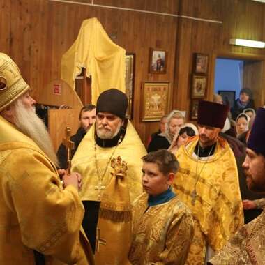 Престольный праздник в день памяти святого апостола Андрея Первозванного