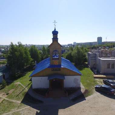 Съемка Храма Апостола Андрея Первозванного с квадрокоптера