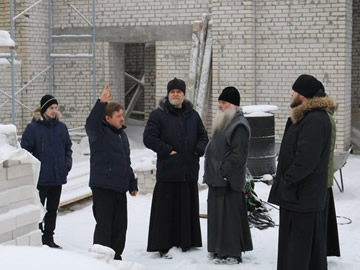 Посещение строительства в декабре