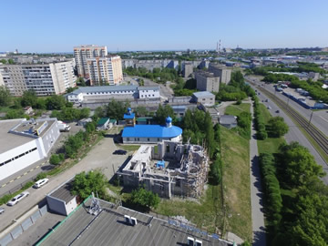 Съемка храма с квадрокоптера
